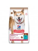 HILLS SCIENCE PLAN NO GRAIN Medium Adult Tuna - пълноценна храна без зърнени добавки за кучета от средни породи (от 10 до 25 кг. ) от 1 до 7 години с риба тон - 2.5 кг.