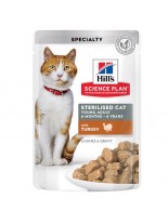 Hill's - Science Plan™ Sterilised Young Adult Turkey Pouch - За млади кастрирани котки (пауч с пуешко) - 85 гр.