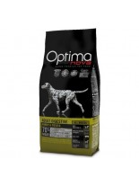 Visan Optima Nova Adult Digestive Rabbit Potato (GRAIN FREE) - суха храна за кучета от всички породи склонни към храносмилателни проблеми, на възраст над 12 месеца без глутен със заек и картофи - 2.0 кг.