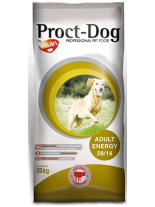 Visan Proct Dog Adult Energy 28/14 - високоенергийна храна за кучета над 12 месеца, за всички породи с говеждо месо - 20 кг.