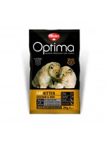 Visan Optima Cat Kitten Chicken & Rise - супер премиум храна с чисто пилешко месо за подрастващи котки от 1 месец до 1 година - 2.0 кг.