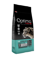 Visan Optima Cat Sterilised Chicken & Rise  - супер премиум храна за кастрирани котки с пиле и ориз - 2 кг.