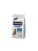 Advance Dog Medium Adult Chicken and Rise - висококачествена храна подходяща за израстнали кучета (от 1 до 7 години) от средни породи (от 10 до 30 кг в зряла възраст) с пиле и ориз - 14 кг