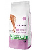 NATURE'S Protection - Maxi Junior - Super Premium суха храна за подрастващи кученца от средните породи (над 25 кг.) от 2 до 18 месечна възръст - с пилешко месо - 12 кг.