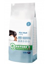 NATURE'S Protection - Mini Adult - Super Premium суха храна за кучета от малките породи (до 10 кг.) над 8 месечна възръст - с пилешко месо - 7.5 кг.