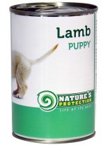 NATURE'S Protection - Puppy Lamb - Високо качествена консера  за подрастващи  кучета до 1 година с  агнешко месо - 0.200 кг