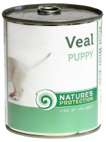 NATURE'S Protection - Puppy Veal - Високо качествена консера  за подрастващи  кучета до 1 година с говеждо месо - 0.200 кг.