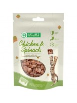 Nature's Protection CAT Chicken & Spinach - Високо качествено и неустоимо лакомство за котки  с пилешко месо и спанак - 80 гр.