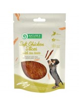 Nature's Protection DOG Soft Chicken Slices with tea taste - Високо качествено и неустоимо лакомство за кучета меки пилешки парченца с вкус на чай - 80 гр.