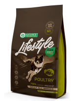 Nature's Protection LifeStyle Grain Free Dog - Adult All breeds - Poultry - Супер премиум, високо качествена храна без зърно за  кучета над 12 месеца отвсички породи с птиче месо - 1.5 кг.