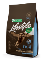 Nature's Protection LifeStyle Grain Free Dog - Adult All breeds White Fish with Krill - Супер премиум, високо качествена храна без зърно за  кучета над 12 месеца отвсички породи с бяла риба и крил - 1.5 кг.