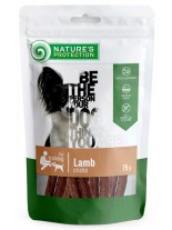 Nature's Protection DOG  Superior Care snack LAMB STICKS - Високо качествено и неустоимо лакомство за кучета - изсушени пръчици от агнешко месо - 75 гр.