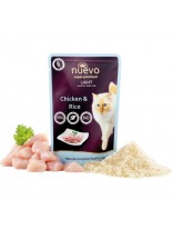 Nuevo Super Premium Cat - Chicken Light - Супер премиум пауч за котки над 1 година склонни към напълняване с пилешко месо и ориз - 85 гр.