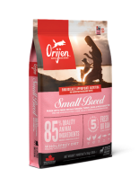 Orijen - Small Breed New Formula - високо качествена, гранулирана, суха храна за кучета над 1 година от мини и малки породи с птиче месо и риба - 4.5 кг.