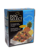 Dog Select - ХАПКИ В СОС - РИБА ТОН, АНАНАС И ЗЕЛЕНЧУЦИ - 0.375 кг.