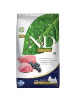 N&D PRIME Grain-Free Adult Mini Lamb & Blueberry – Пълноценна храна за кучета ад 1 годин от дребни породи с агнешко месо и боровинки - 0.8 кг.