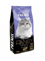 Premil Fancy Cat 32/12 - Балансирана суха храна за капризни котки над 1 година с пилешко и патешко месо - 10 кг.