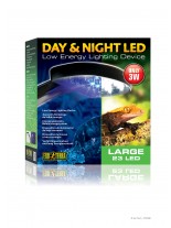 Exo Terra Day & Night LED Fixture Medium - Удобно и енергийно ефективно дневно и нощно осветление за влечуги и земноводни - 3 W