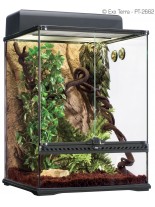 Exo Terra Rainforest Habitat Kit, Medium - Стъклен терариум подходящ за влечуги и амфибии -  45x45x60 см.