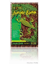 Exo Terra - Jungle Earth - натурален субстрат за мрежести терариуми и влаголюбиви влечуги - 8.8 л.