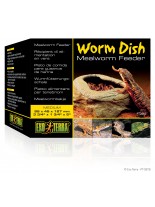 Exo Terra - Mealworm Worm Feeder - съд за хранене с червеи и ларви за терариуми - 9.5х4.5х12.7 см.