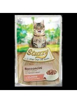 Stuzzy cat Sfilaccetti Salmon - Високо качествен пауч за котки над 1 година с месо от сьомга - 85 гр.