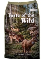 Taste of the Wild Pine Forest Canine Recipe with Venison & Legumes - Суха храна за кучета от всички породи над една година с агнешко и дивечово месо и бобови растения - 12.2 кг.