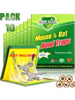 Mause & Rat Glue Traps - Капан за гризачи, хлебарки и други насекоми - Голям- лови чрез залепване