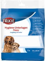 Trixie Nappy hygiene pad with activated carbon - хигиенни подложки с активен карбон - 7 бр. - 40х60 см.