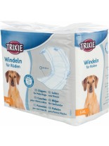 Trixie Diapers for Male Dogs - Предпазни пелени за мъжки кучета - размер L-XL - 60-80 см. - 12 бр.