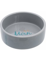 Trixie  BE NORDIC Ceramic feed bowl for dogs - керамична купичка за домашни любимци - 0.3 л. - ø 12 см. - сива