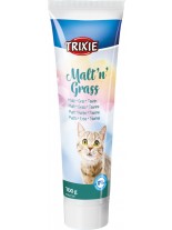 Trixie Malt'n'Grass Anti-Hairball - Неустоимо лакомство за котки - Анти хербал паста с трева и тоарин - 100 гр.