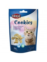 Trixie Cookies - Неустоимо лакомство за котки - Бисквитки със сьомга и китнап - 50 гр.