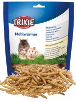 Trixie Mealworms  - Сушени брашнени червеи за хамстери, мишки и плъхове - 70 гр.