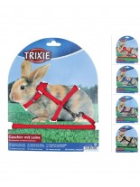 Trixie Rabbit Harness with Leash - нагръдник с повод за заек