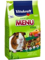 Vitakraft Premium Menu Vital - премиум храна за морски свинчета и други гризачи с плодове, витамини и протеини - 1 кг. - 18121