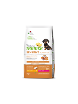 Natural Trainer Sensitive No Gluten Puppy Junior Small Salmon  - пълноценна балансирана храна без глутен за подрастващи кученца до 1 година от малките и мини породи с месо от сьомга - 2 кг.