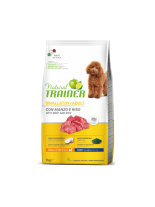 Natural Trainer Adult Small Beef & Rice  - пълноценна балансирана храна за кучета над 1 година от малките и мини породи с говеждо и ориз - 7 кг.