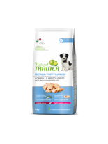 Natural Trainer Dog Medium Puppy&Junior Chicken  - пълноценна балансирана храна за подрастващи кученца до 1 година от средните породи с пилешко месо - 12 кг.